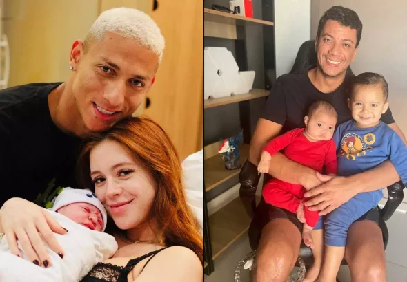 Richarlison e Leguito celebram o Dia dos Pais no PUBG Mobile, marcando presença no game