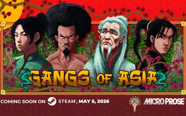 Gangs of Asia desembarca no Steam em maio, unindo ação de brawler e estratégia em tempo real